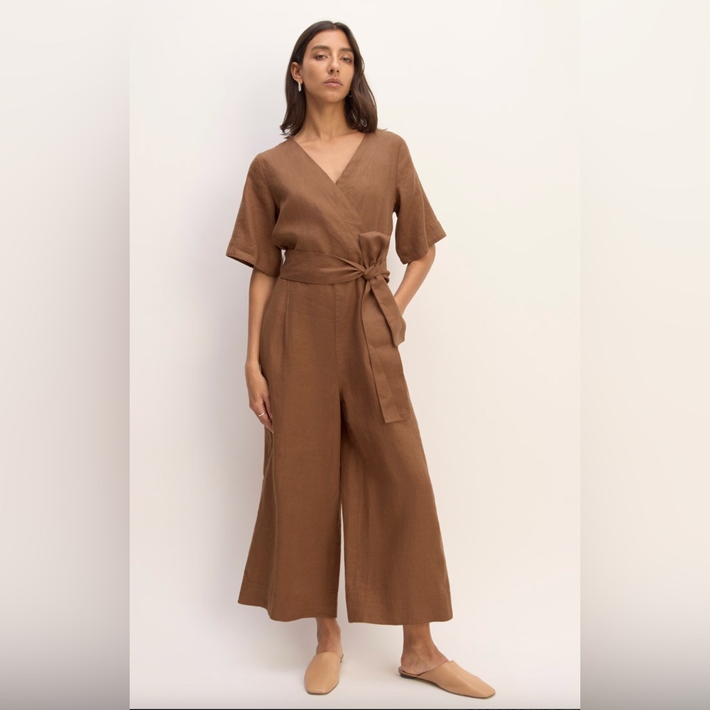 Everlane linen jumpsuit